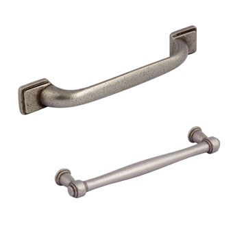Hafele Silver D-Shape Cabinet Handles